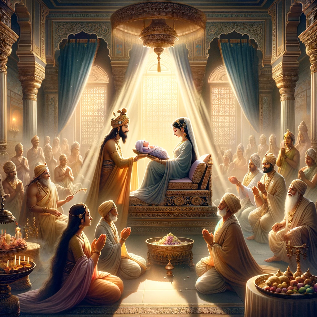 The Birth of Gadhi to Kushanabha